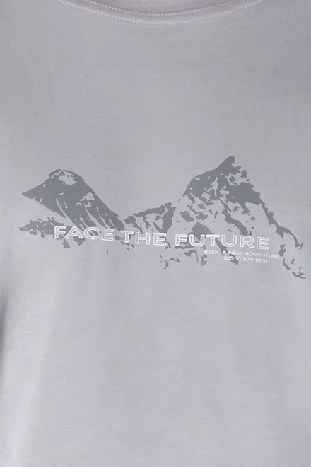 Pánské pyžamo 79151P - Bavlna - Světle šedá