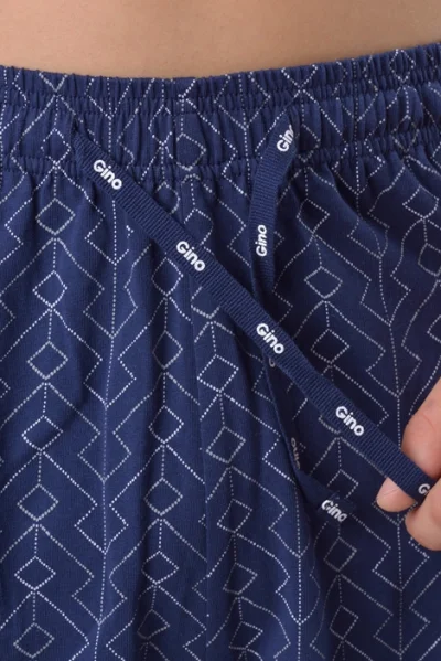 Pánské pyžamo 79195P - bavlna - Bílá