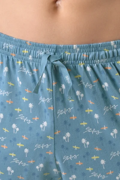 Pánské pyžamo 79191P - bavlna - Mořská zeleň