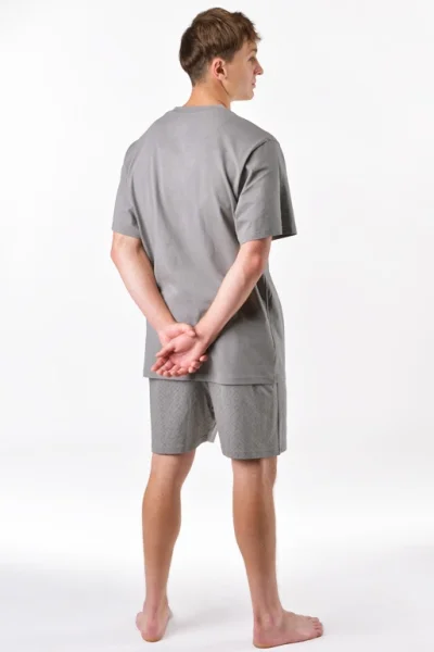 Pánské pyžamo 79194P - bavlna - Šedá