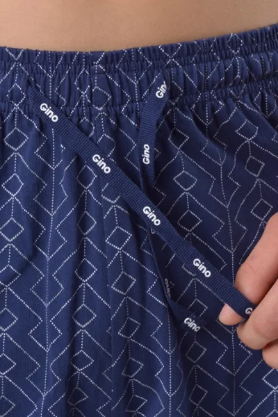 Pánské pyžamo 79194P - bavlna - Bílá