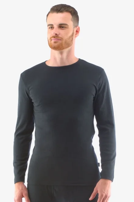 Bavlněné tričko 78003P - Černá