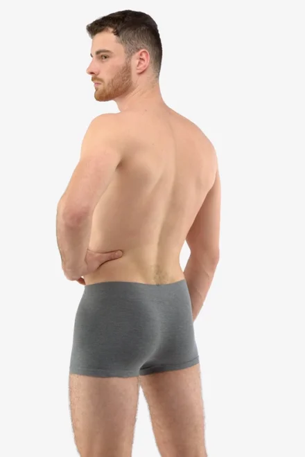Pánské boxerky 53005P -  bambus - Tmavě šedá