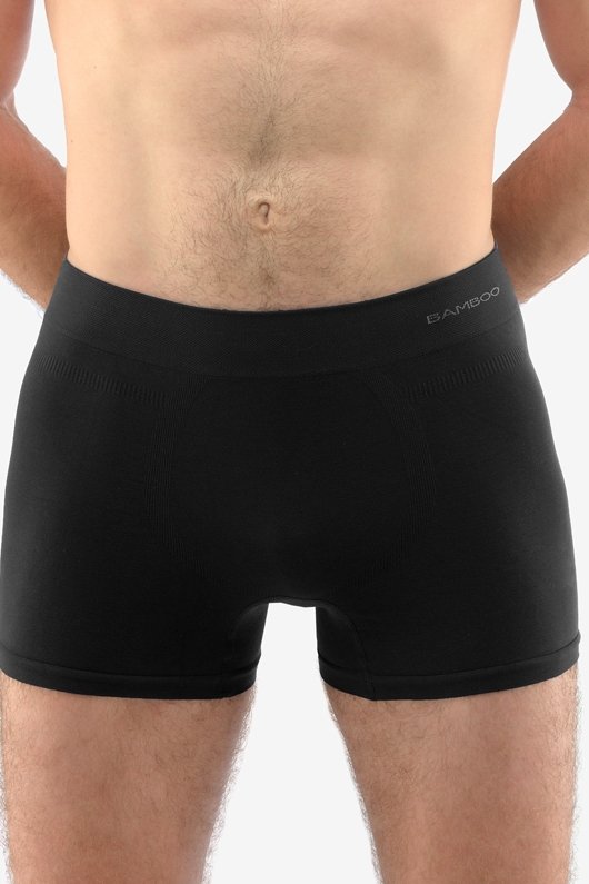 Pánské boxerky Gina 54005P - bambus Černá XL-2XL