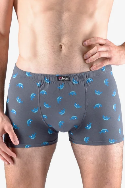 Pánské boxerky 73121P - bavlna - Tmavě šedá