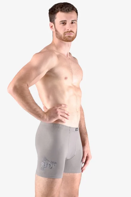 Pánské boxerky 74145P - bavlna - Šedá