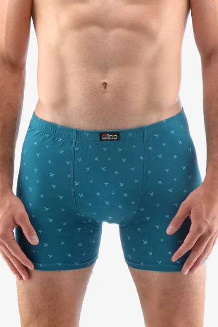 Pánské boxerky 74147P - bavlna - Mořská zeleň