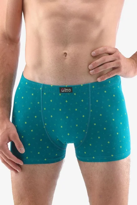 Pánské boxerky 73118P - bavlna - Tyrkysová