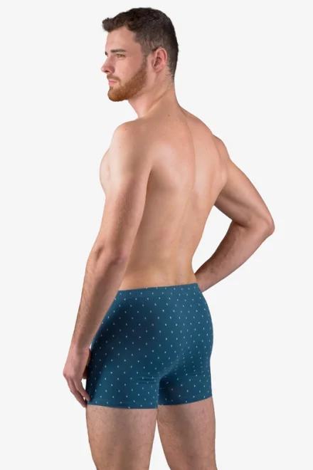 Pánské boxerky 73128P - Bavlna - Mořská zeleň