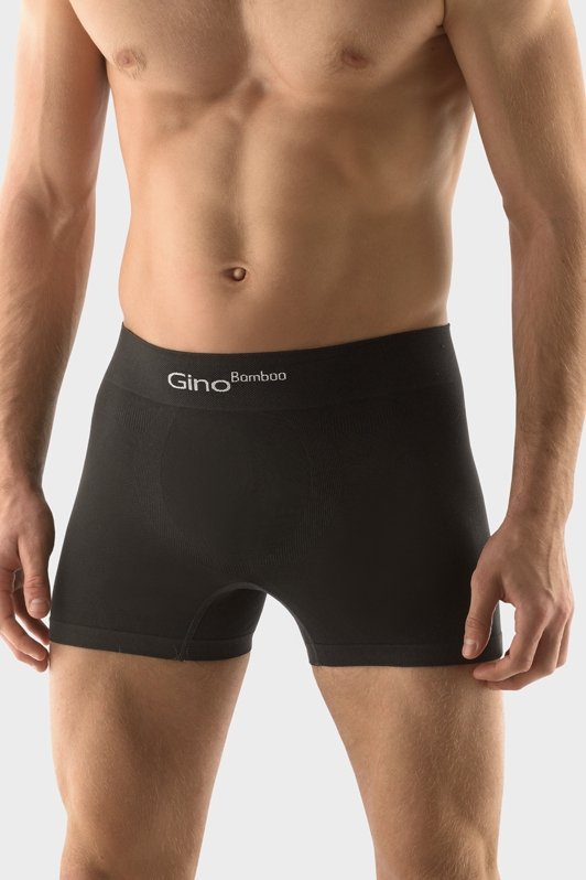 Pánské boxerky Gina 54004P - Bambus Černá L-XL