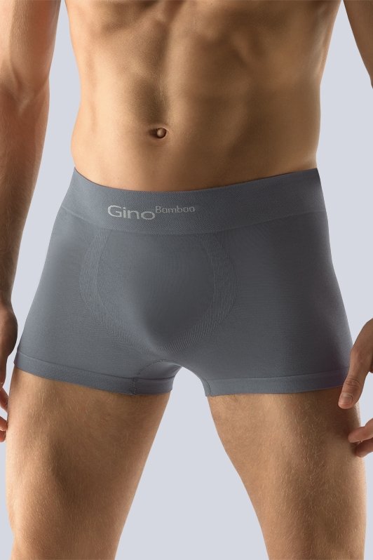 Pánské boxerky Gina 53004P - Bambus Tmavě šedá L-XL