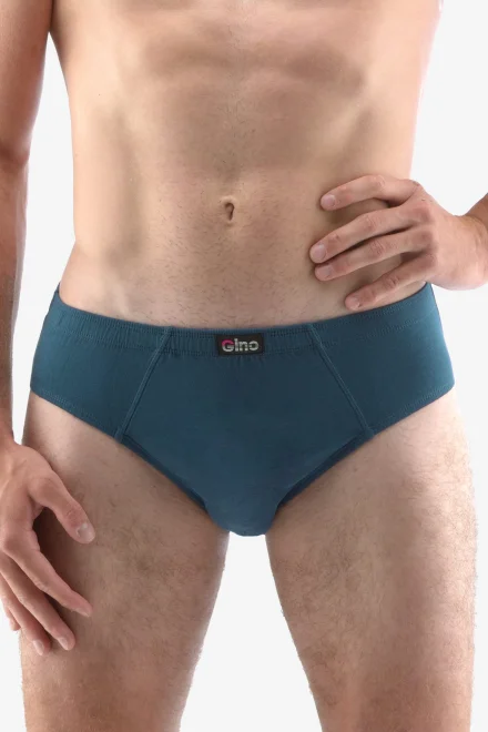 Bavlněné slipy 71080P - Zeleno-modrá (teal)