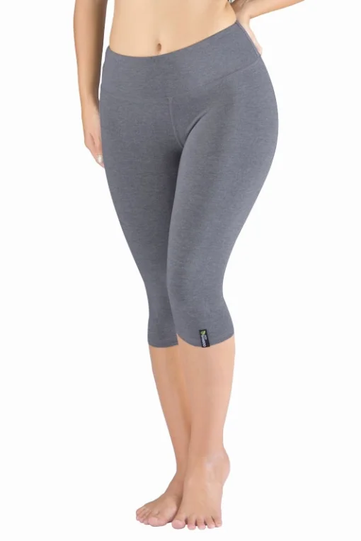 Sportovní capri legíny 95036P - bambus