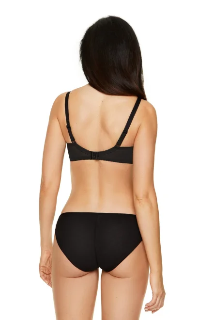 Kalhotky Pandora/F - Černo-béžová