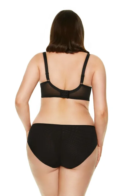 Kalhotky Pandora/F - Černo-béžová