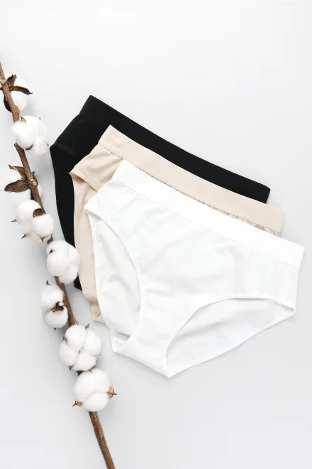 3 PACK Kalhotky Alana - bavlna - Mix barev