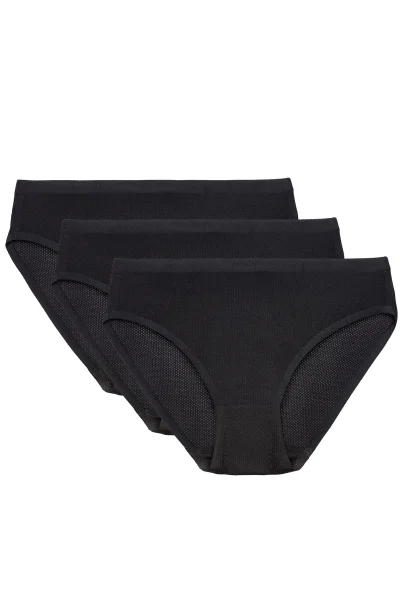 3 PACK kalhotky Milly - Černá