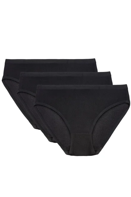 3 PACK kalhotky Milly - Černá