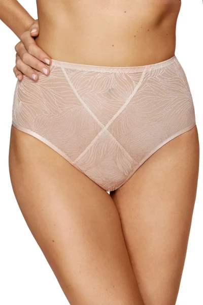 Vysoké kalhotky Cate - Béžová