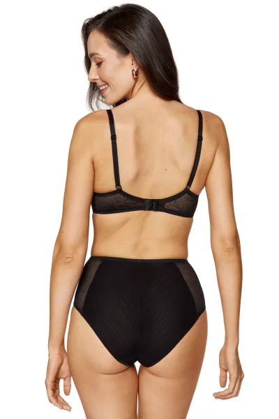 Vysoké kalhotky Cate - Černá