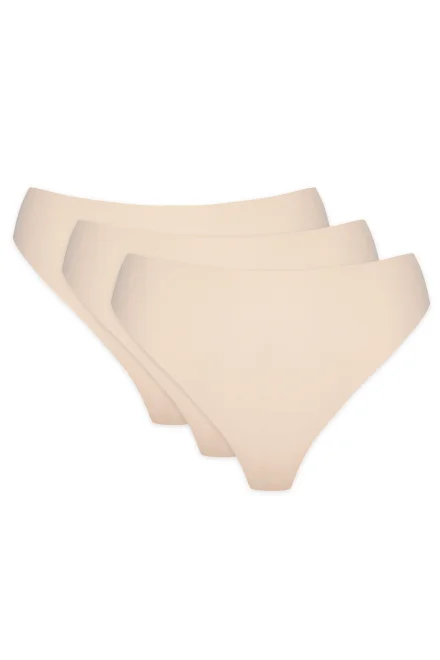 Tanga Blanca stringi - 3PACK - Béžová