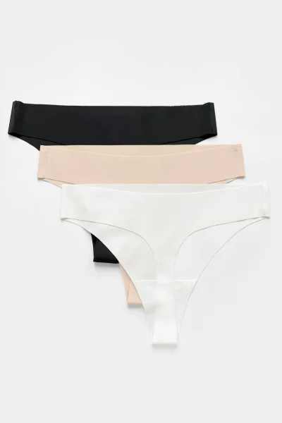 Tanga Blanca stringi - 3PACK - Mix barev