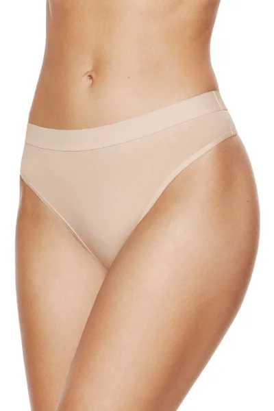 3 PACK Tanga Alana - bavlna - Béžová