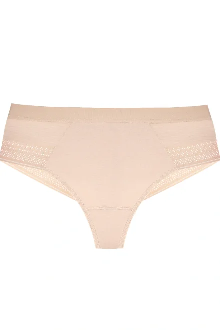3 PACK tanga Olga - bavlna - Béžová