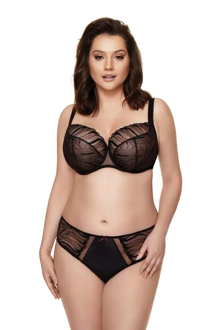 Nevyztužená podprsenka Salve/B2 - Černá