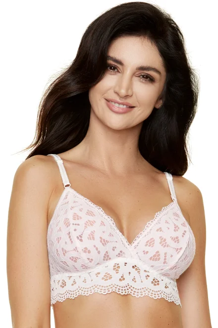 Bralette podprsenka Lima/B2 - Krémovo-růžová