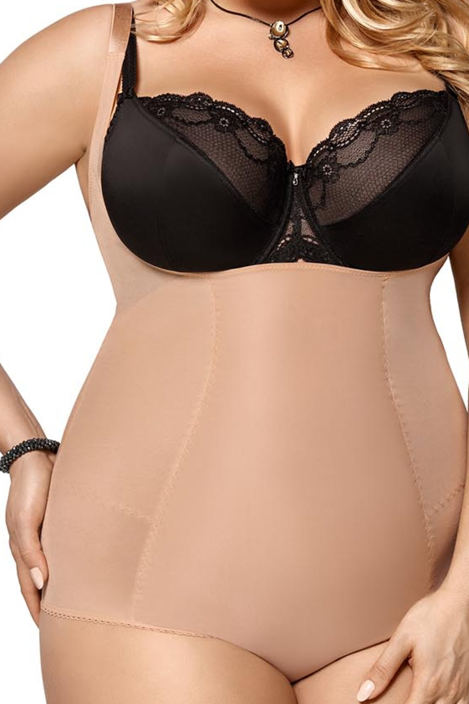 Stahovací body Gorsenia K148 Sanremo Béžová S