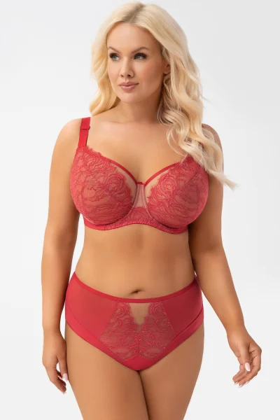 Brazilky Flavia - Červeno-oranžová