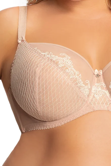 Nevyztužená podprsenka K689 Blanche - Starorůžová