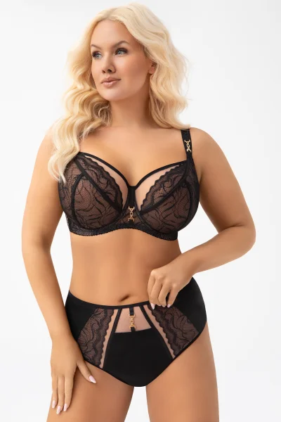 Nevyztužená podprsenka K975 Latika - Černá