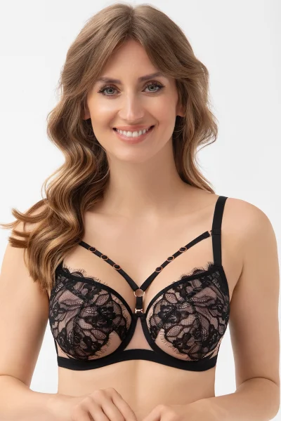 Nevyztužená podprsenka Lexi - Černá