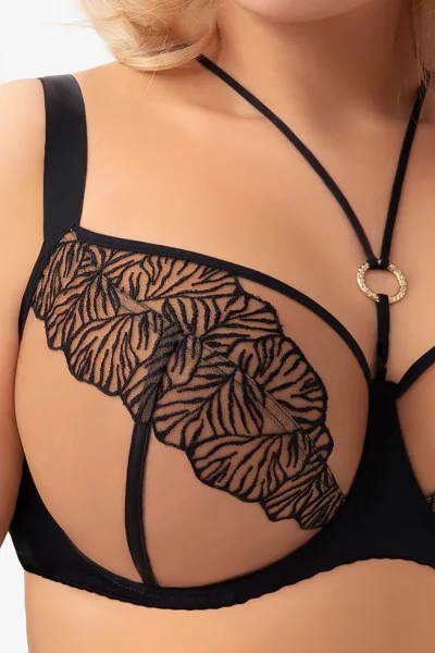 Nevyztužená podprsenka Vida - Černá