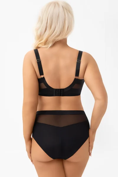 Nevyztužená podprsenka Marisa - hladká - Černá