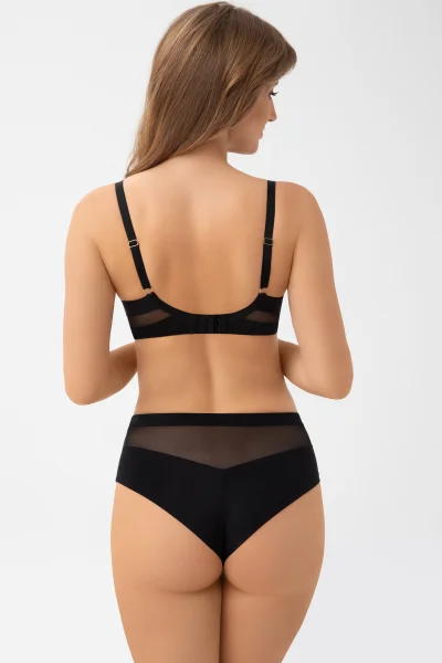 Nevyztužená podprsenka Marisa - hladká - Černá