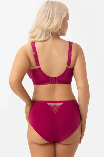 Nevyztužená podprsenka Dayana - Tmavě růžová