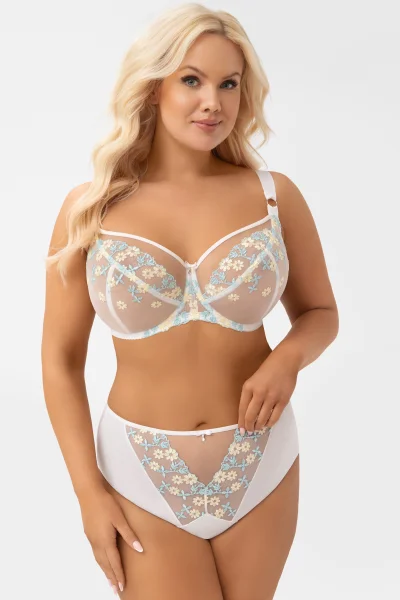 Nevyztužená podprsenka Tessa - Bílo-barevná