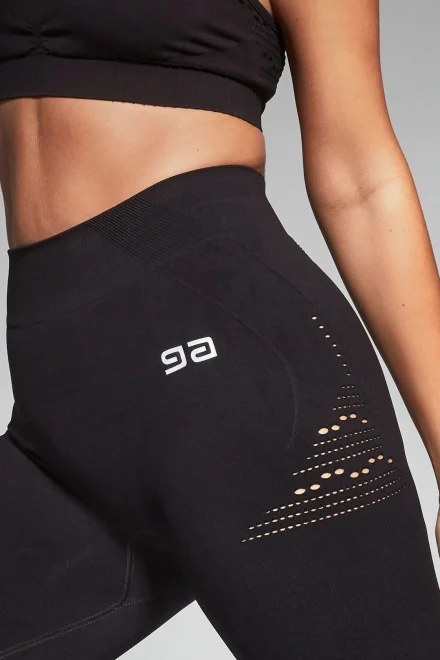 Sportovní legíny Fitness GA - Černá