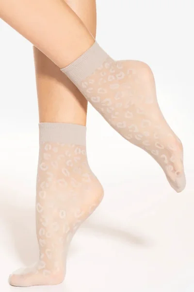 Dámské ponožky SPRING VIBES 02 - 15 DEN - Ecru