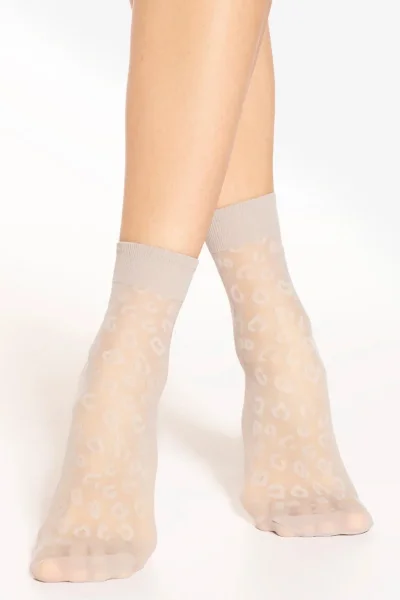 Dámské ponožky SPRING VIBES 02 - 15 DEN - Ecru