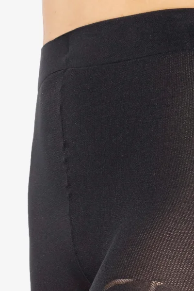 Vzorované silonky Lorien 26 - 40 DEN - Černá