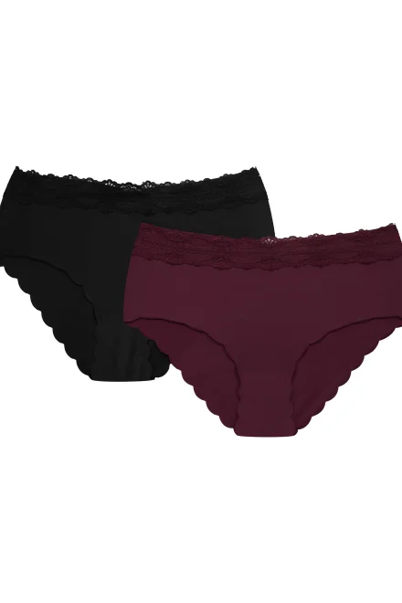 2 PACK kalhotky Fonza - širší boky - Barevná