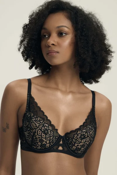 Push-up podprsenka Hint - Černá