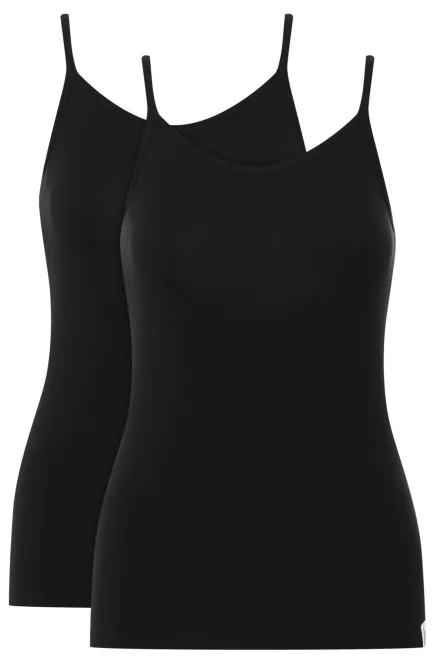 2 PACK tílko 42861 - viskóza - Černá
