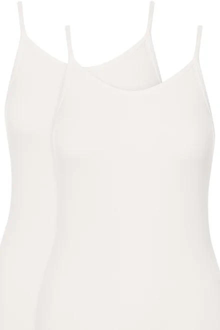 2 PACK tílko 42861 - viskóza - Bílá