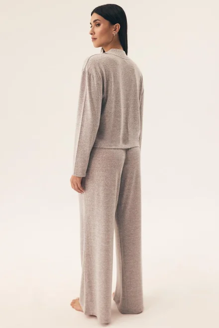 Dámské pyžamo - homewear - Fudge - volný střih - Světle šedá