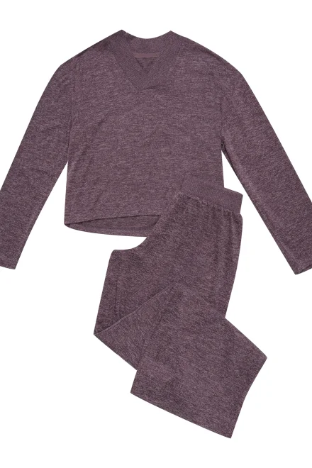 Dámské pyžamo - homewear - Fudge - volný střih - Fialová